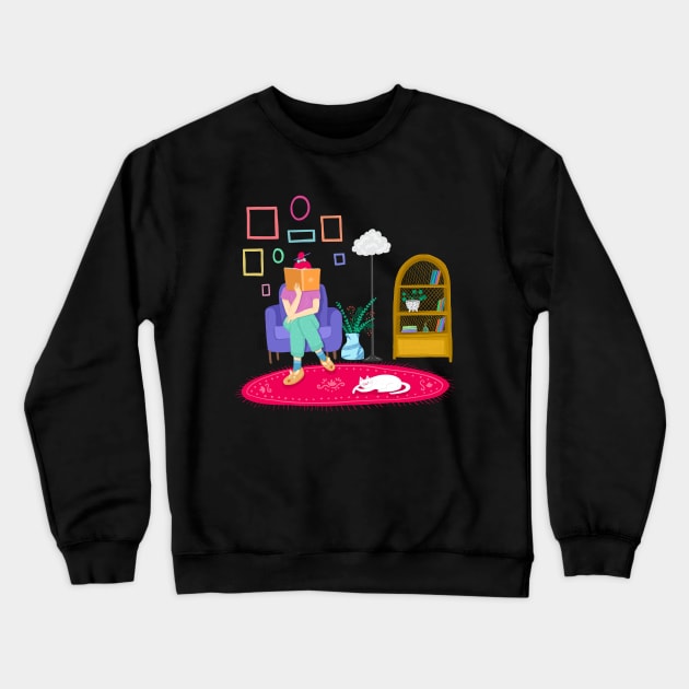 Home Crewneck Sweatshirt by Dilaraizm